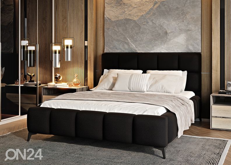 Pesukastiga voodi 160x200 cm suurendatud