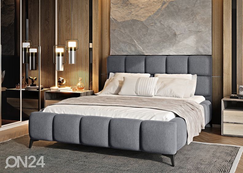 Pesukastiga voodi 160x200 cm suurendatud