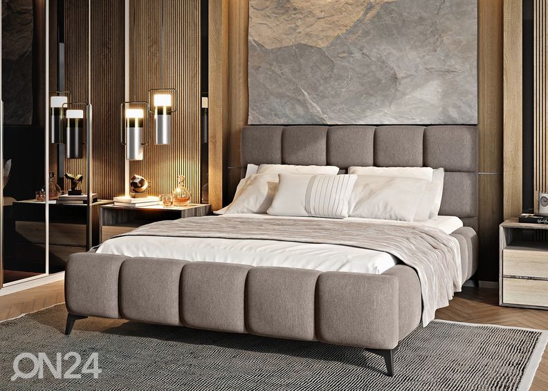 Pesukastiga voodi 160x200 cm suurendatud