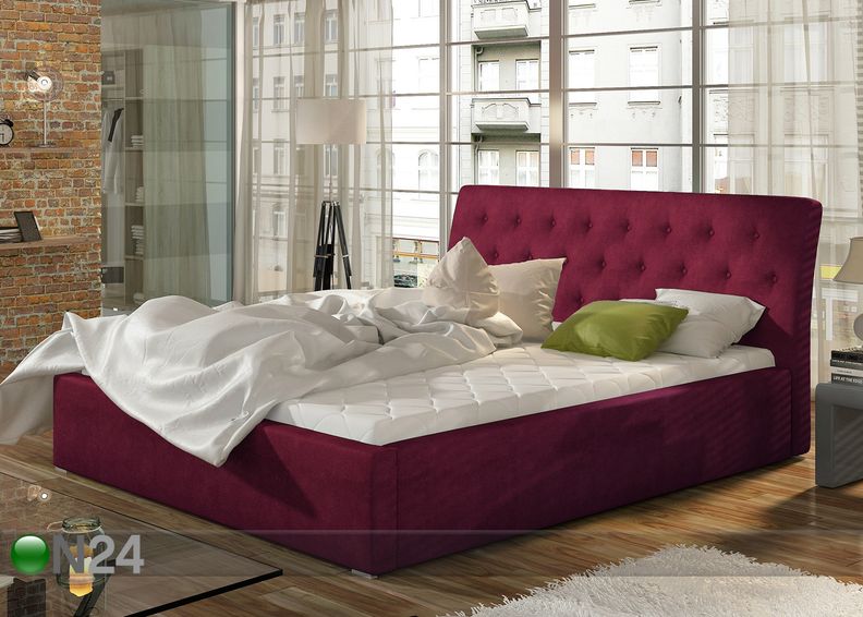 Pesukastiga voodi 180x200 cm suurendatud