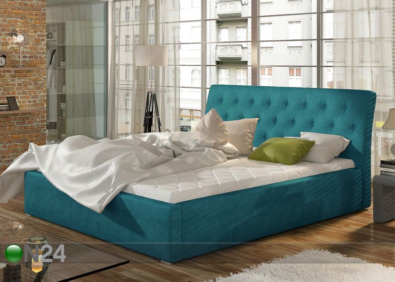 Pesukastiga voodi 180x200 cm suurendatud