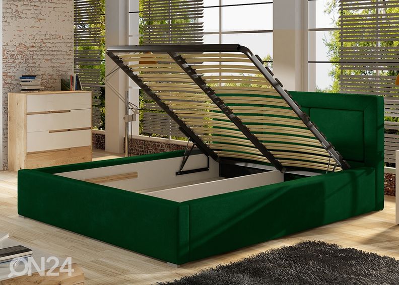 Pesukastiga voodi 180x200 cm suurendatud