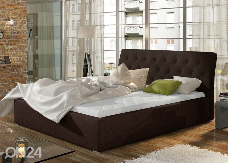 Pesukastiga voodi 200x200 cm suurendatud