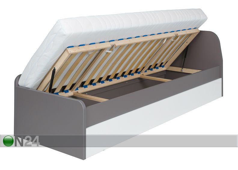 Pesukastiga voodi 80x200 cm suurendatud