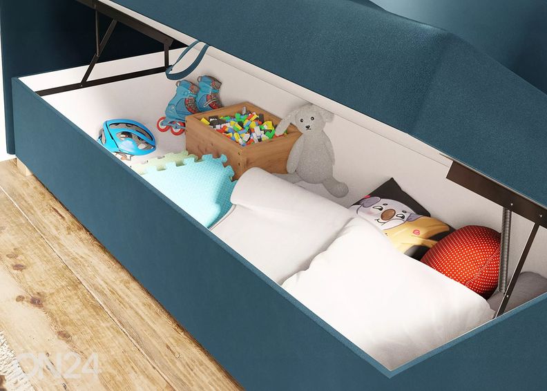 Pesukastiga voodi Alla 90x200 cm suurendatud