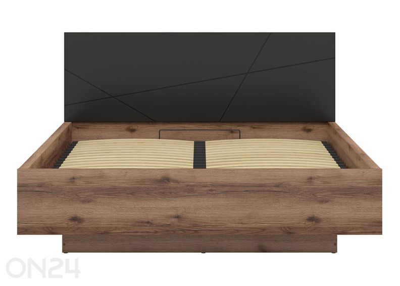 Pesukastiga voodi Forn 160x200 cm suurendatud