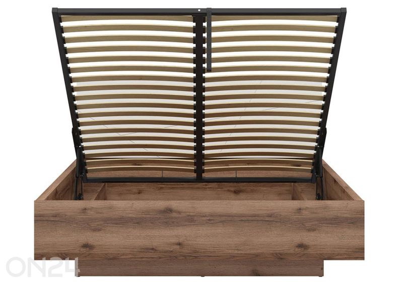 Pesukastiga voodi Forn 160x200 cm suurendatud