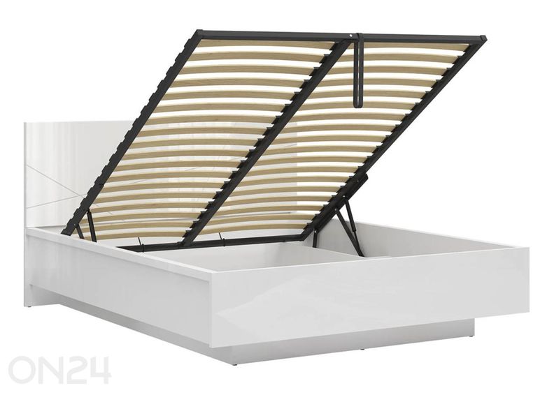 Pesukastiga voodi Forn 160x200 cm suurendatud