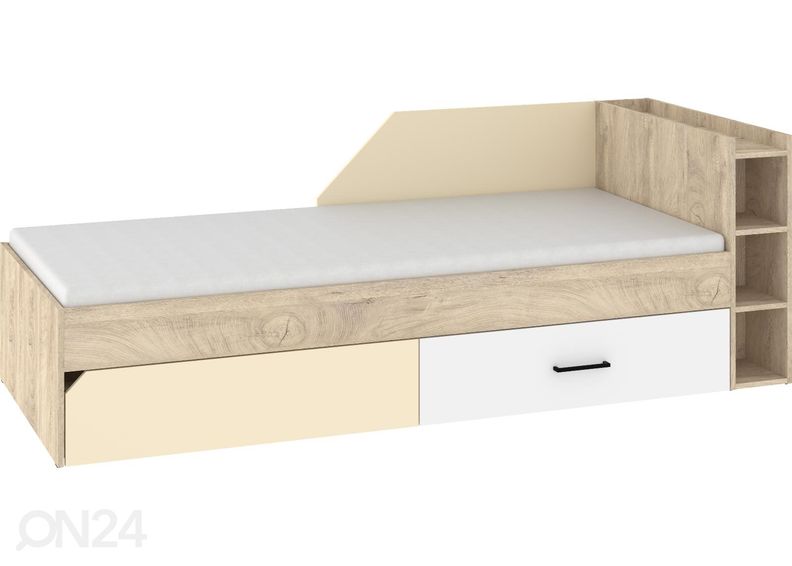 Pesukastiga voodi Pax 90x200 cm suurendatud