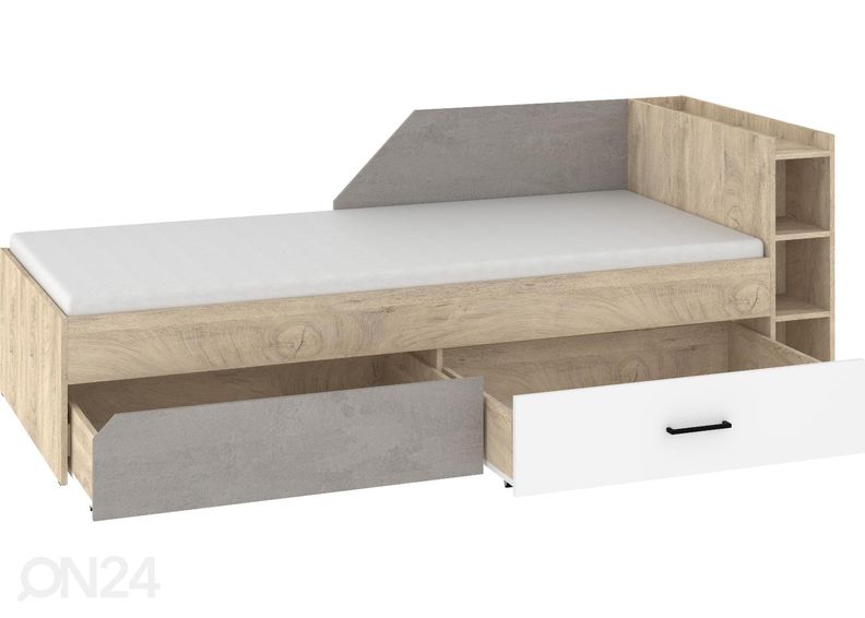 Pesukastiga voodi Pax 90x200 cm suurendatud