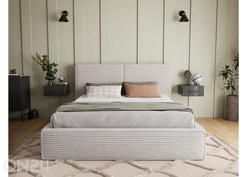 Pesukastiga voodi Pesillo 180x200 cm suurendatud