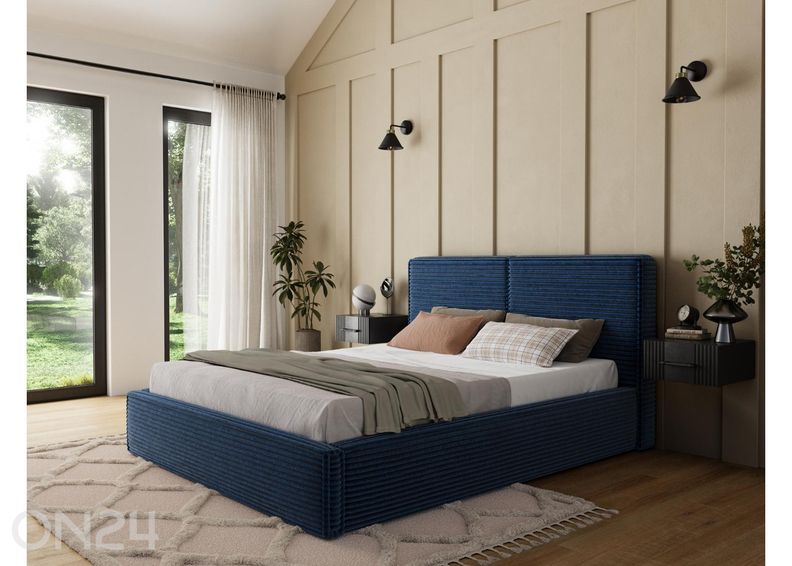 Pesukastiga voodi Pesillo 180x200 cm suurendatud