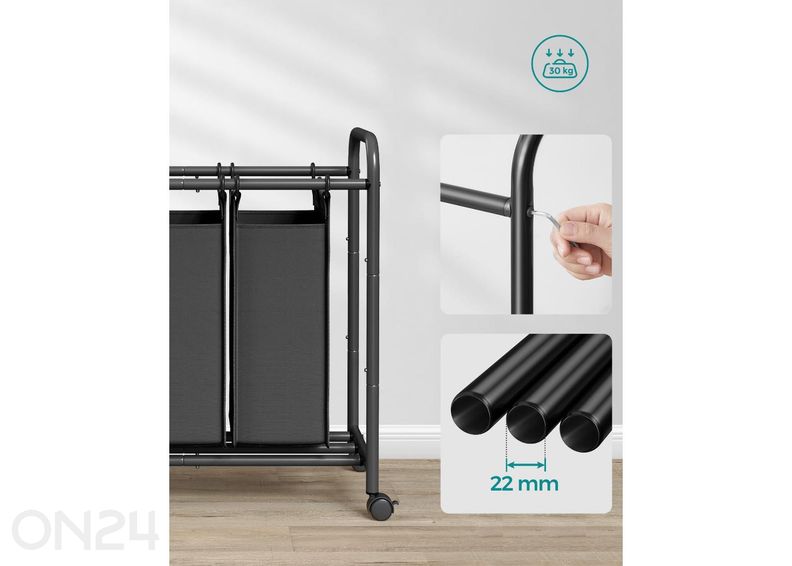 Pesukorvide komplekt suurendatud