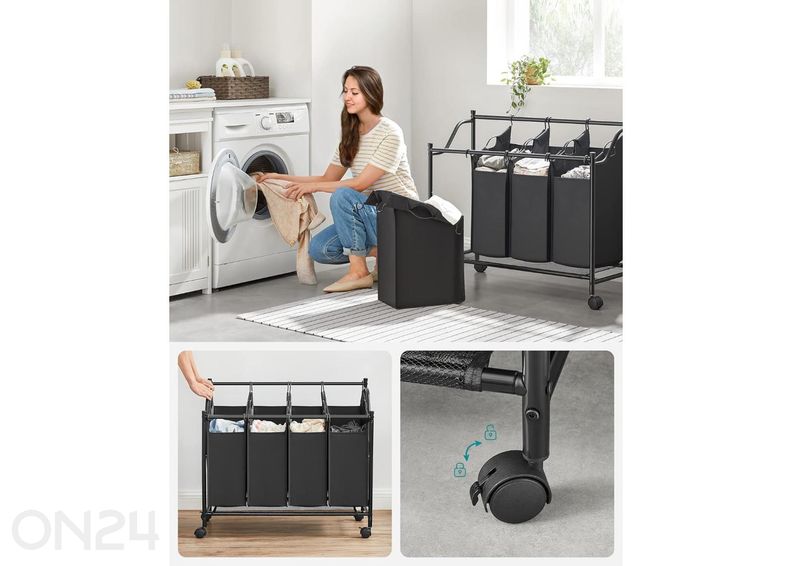 Pesukorvide komplekt suurendatud