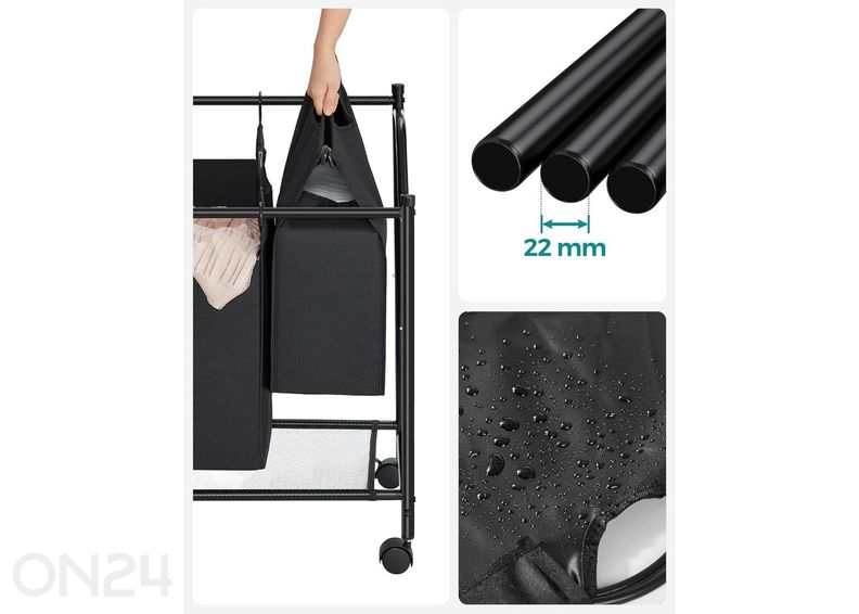 Pesukorvide komplekt suurendatud