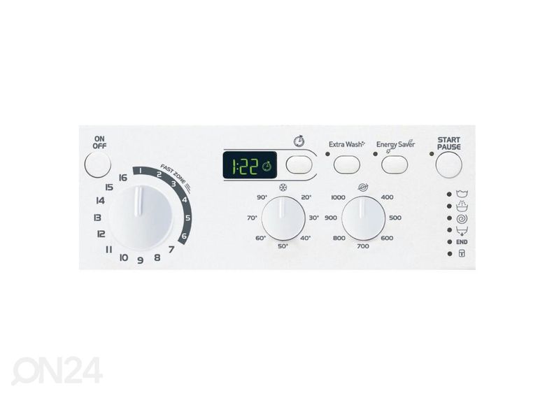 Pesumasin Indesit EWUD41051WEUN suurendatud