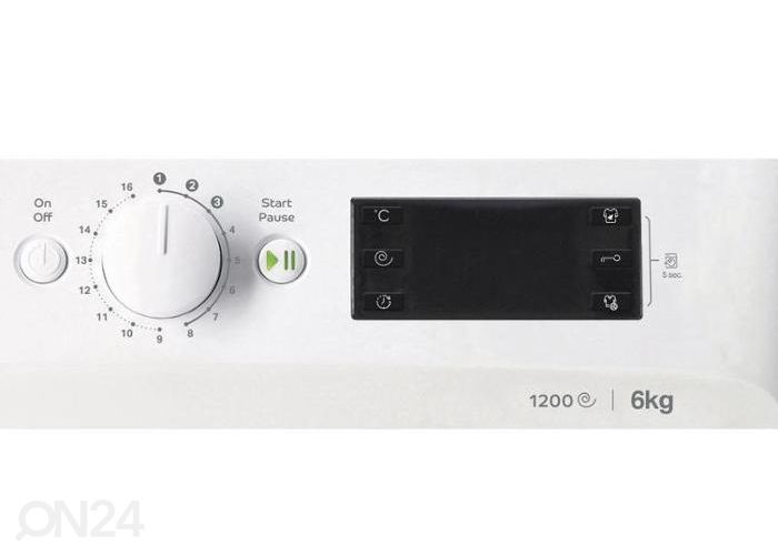 Pesumasin Indesit MTWSE61252WKEE suurendatud