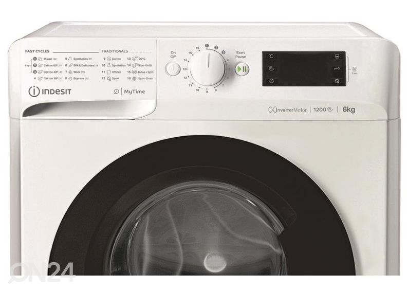 Pesumasin Indesit MTWSE61294WKEE suurendatud