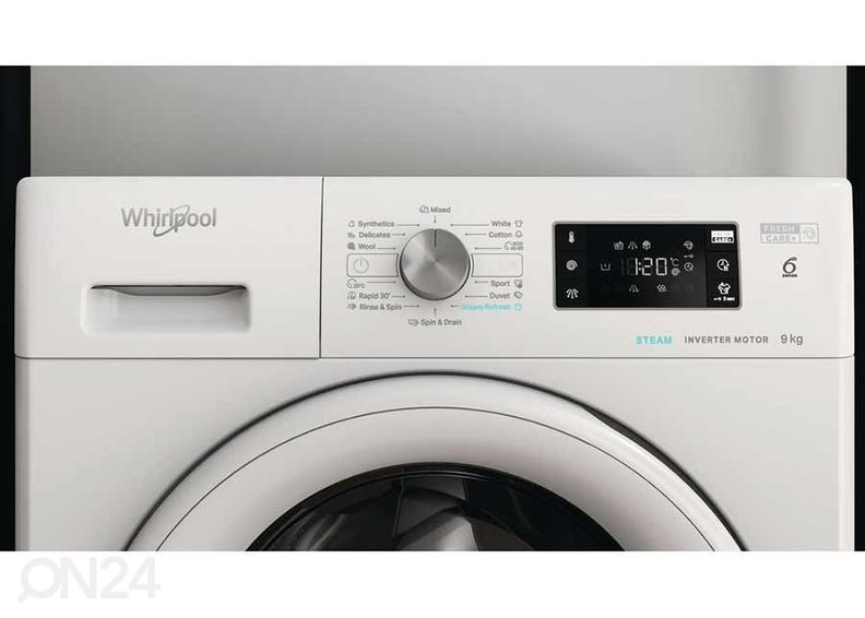 Pesumasin Whirlpool suurendatud