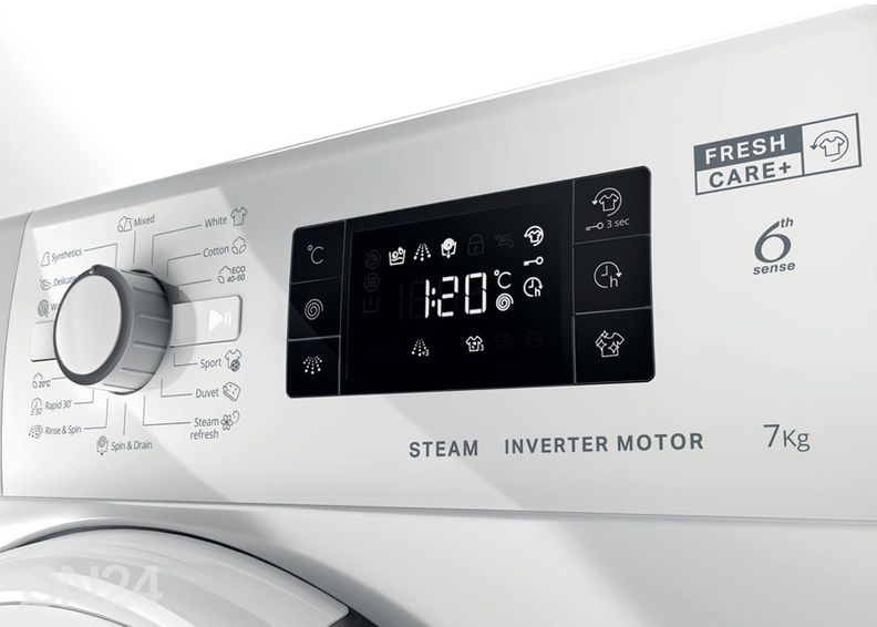 Pesumasin Whirlpool suurendatud