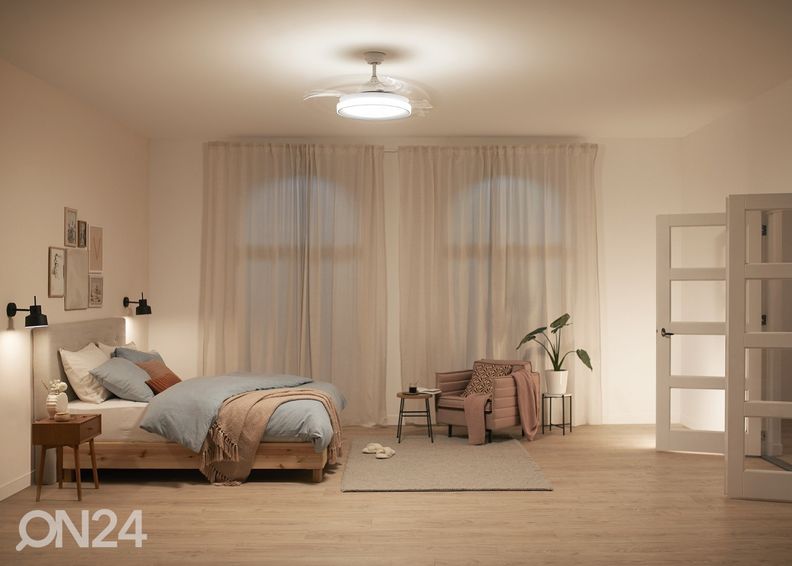 Philips Bliss SSW ventilaatoriga lamp valge suurendatud