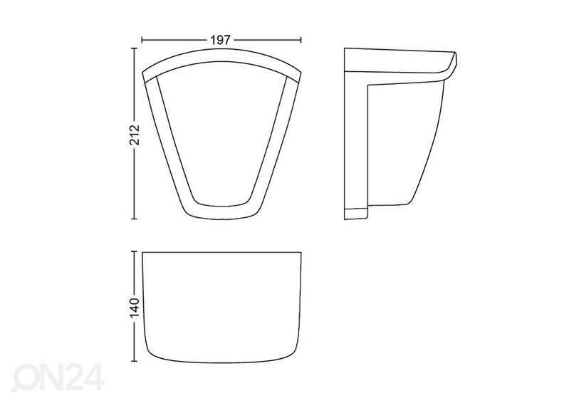 Philips Kiskadee seinavalgusti E27 suurendatud