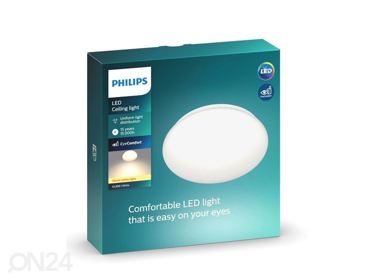 Philips Moire laevalgusti 17 W 2700K suurendatud