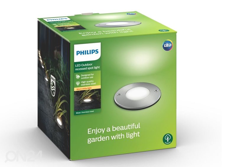 Philips Moss süvistatav välisvalgusti 3 W 270lm IP67 suurendatud