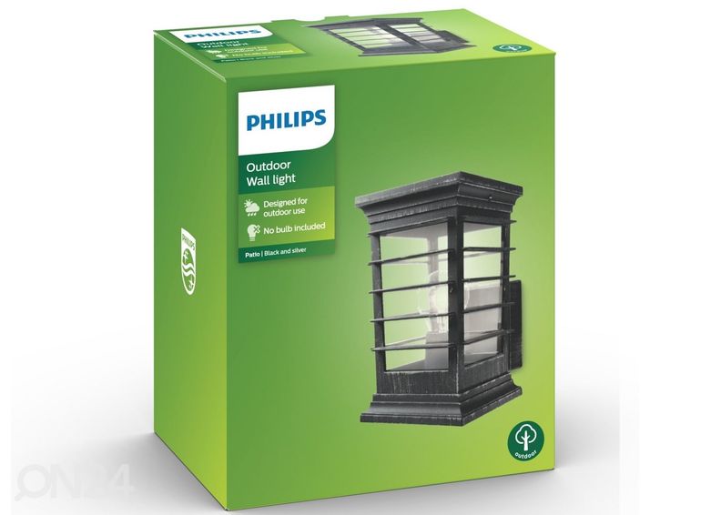 Philips Patio seinalatern 1xE27 suurendatud