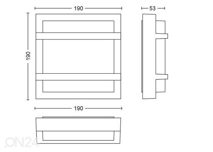 Philips Petronia seinavalgusti 12 W 1200lm 4000K suurendatud