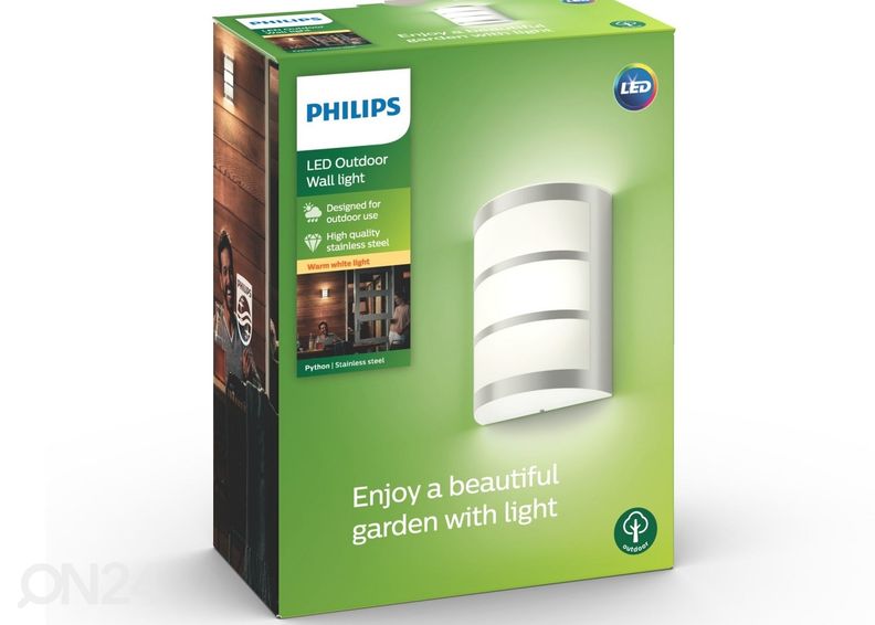 Philips Python seinavalgusti 6 W 600lm 2700K suurendatud