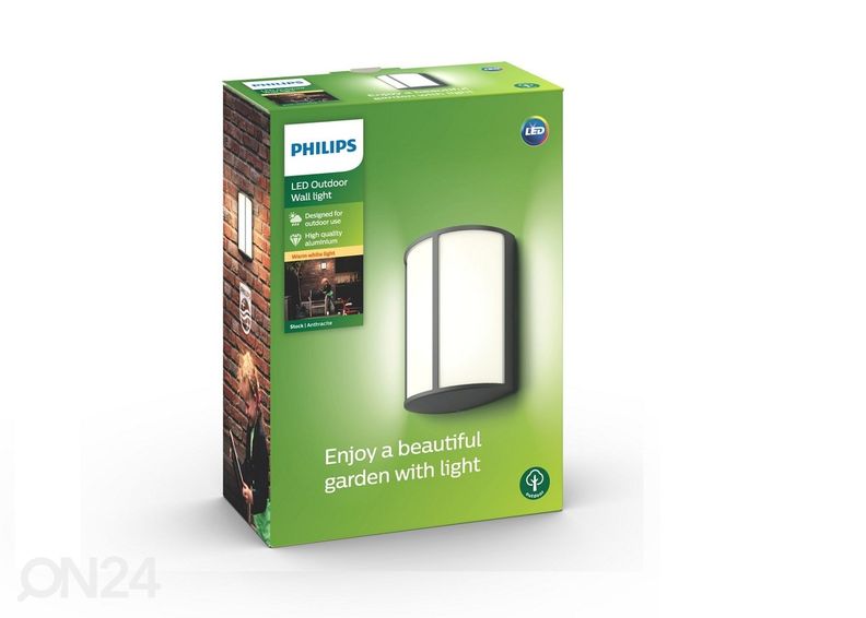 Philips Stock seinavalgusti 1x6 W 600lm 2700K suurendatud