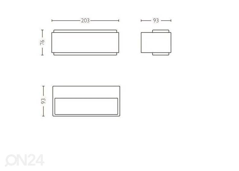Philips Stratosphere seinavalgusti 1x6 W 1000lm 2700K suurendatud