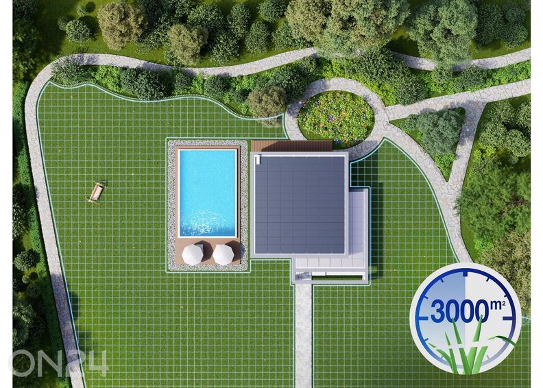 Piirdekaablivaba muruniiduk Ecovacs Goat A3000 LiDAR PRO, 3000m², TruEdge trimmer suurendatud