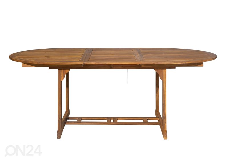 Pikendatav aialaud 100x150-200 cm, akaatsia suurendatud