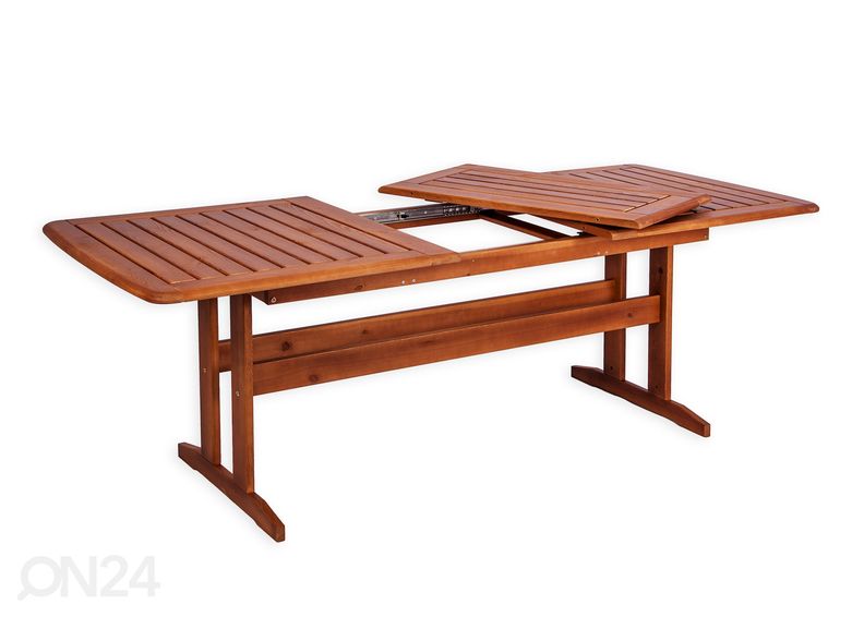 Pikendatav aialaud Bavaria 90x170-220 cm suurendatud