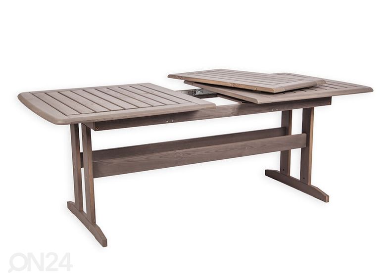 Pikendatav aialaud Bavaria 90x170-220 cm suurendatud