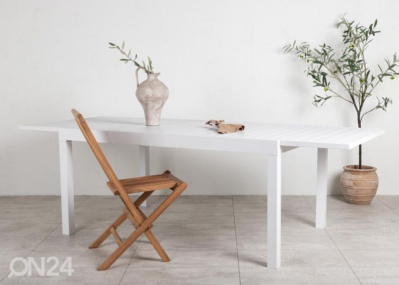 Pikendatav aialaud Marbella 160/240 cm suurendatud