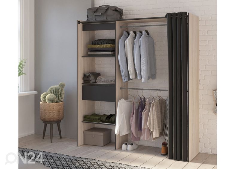 Pikendatav garderoob Chicago 168 cm suurendatud