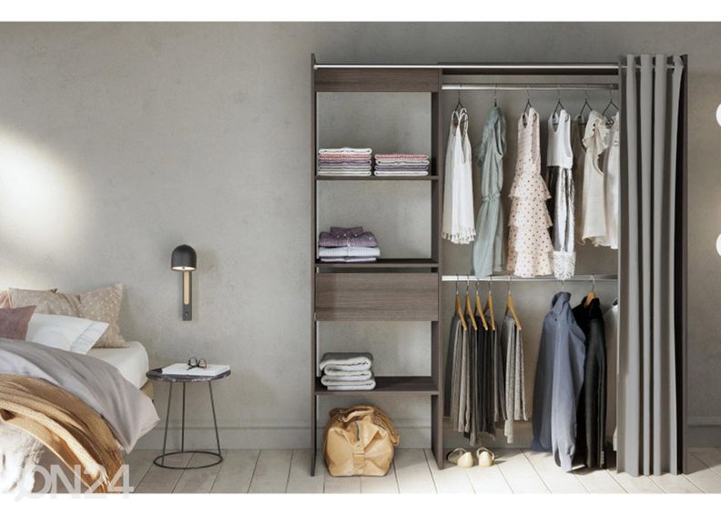 Pikendatav garderoob Chicago 168 cm suurendatud