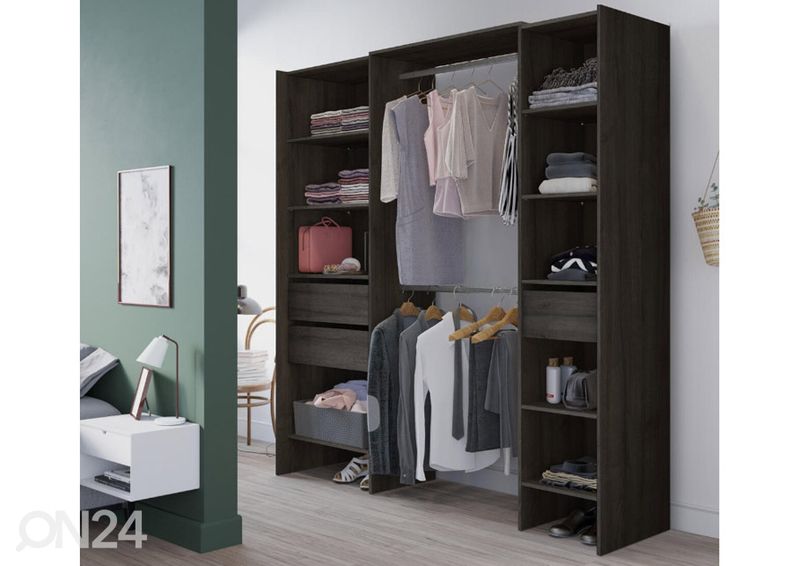 Pikendatav garderoob Miami 192 cm suurendatud