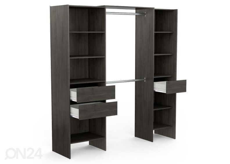 Pikendatav garderoob Miami 192 cm suurendatud