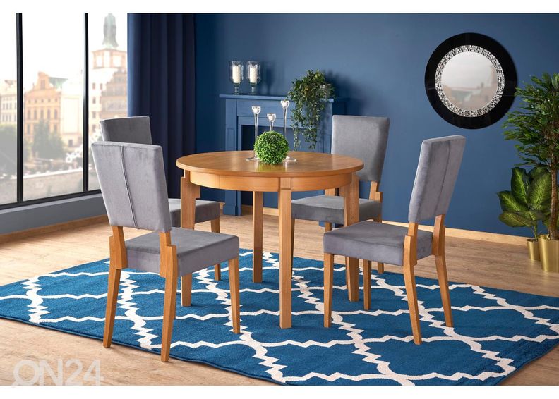 Pikendatav söögilaud 100/200x100 cm suurendatud