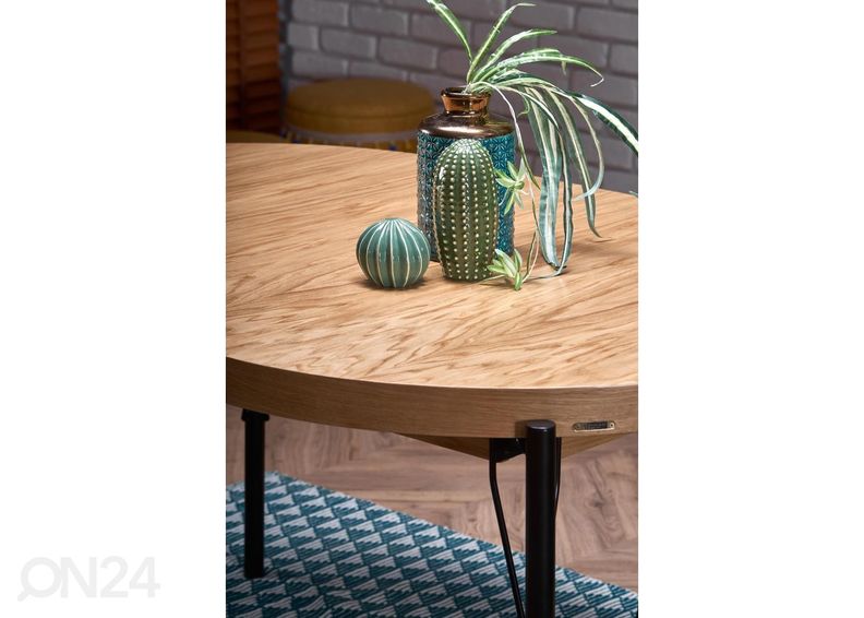 Pikendatav söögilaud 100/300x100 cm suurendatud