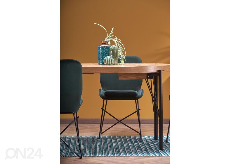 Pikendatav söögilaud 100/300x100 cm suurendatud