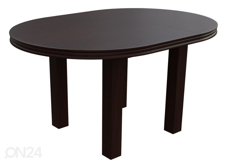 Pikendatav söögilaud 100x100-140 cm + 4 tooli suurendatud