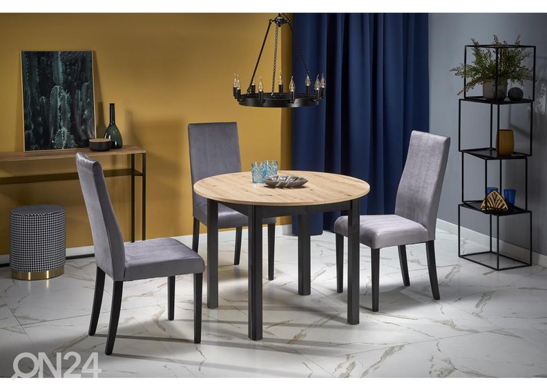 Pikendatav söögilaud 102/142x102 cm suurendatud