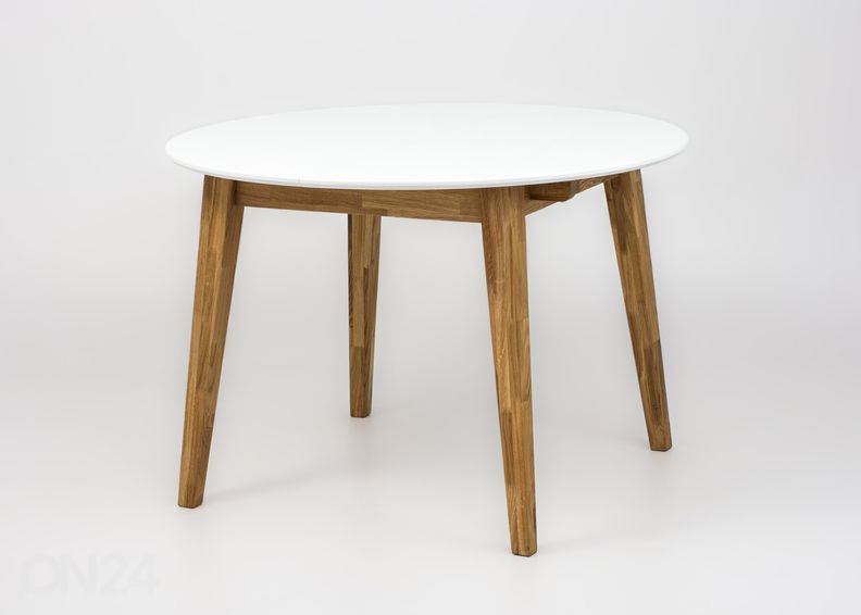 Pikendatav söögilaud 110/160x100 cm suurendatud