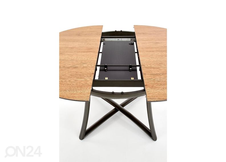 Pikendatav söögilaud 118/148x118 cm suurendatud