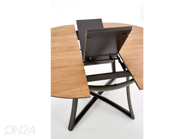 Pikendatav söögilaud 118/148x118 cm suurendatud